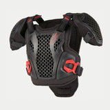 BIONIC ACTION YOUTH CHEST PROTECTOR - Black/Red