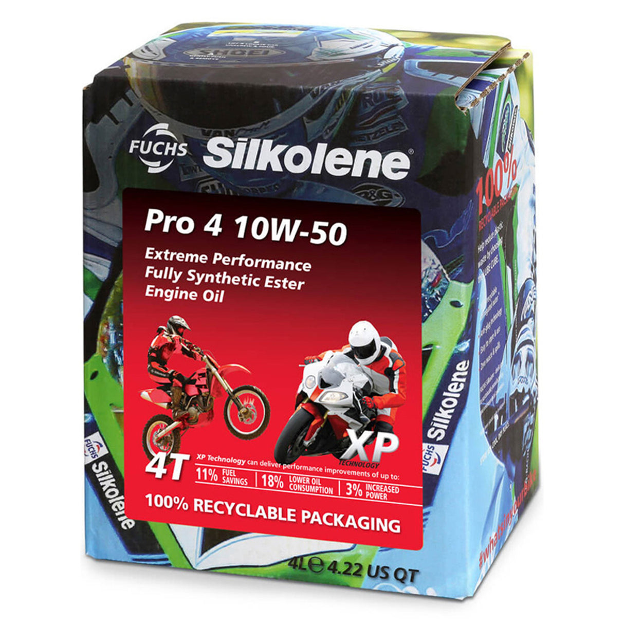 4LT PRO-4 XP 10/50wt SILKOLENE, SILKOLENE 602709721