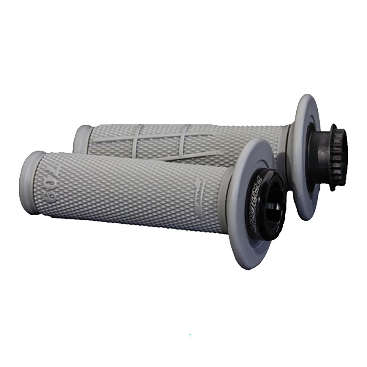 Pro Grip 709 Dual Density Full Diamond Lock On Grips Grey