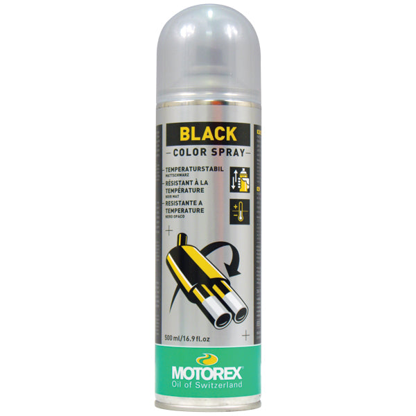 Motorex Black Colour Spray (+400C)  Aerosol 400ML