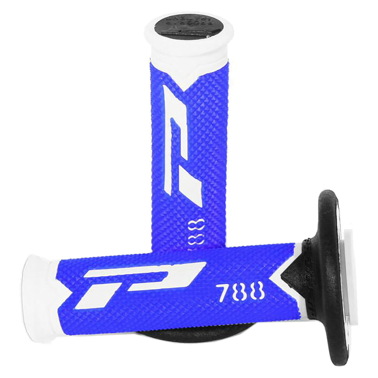 Pro Grip 788 Triple Density Full Diamond Grips **LTD** Grey End / Flo Yellow Centre / Black Inner