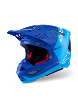 HELMET SM10 FLOOD MET BLUE/MED BLUE/BLACK CARBON