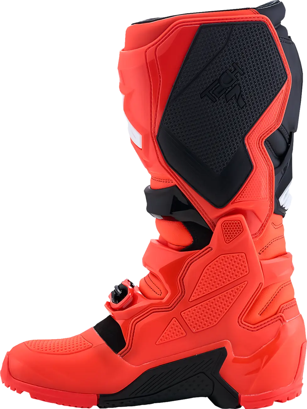 TECH 7 ENDURO BOOTS -  RED FLUO BLACK