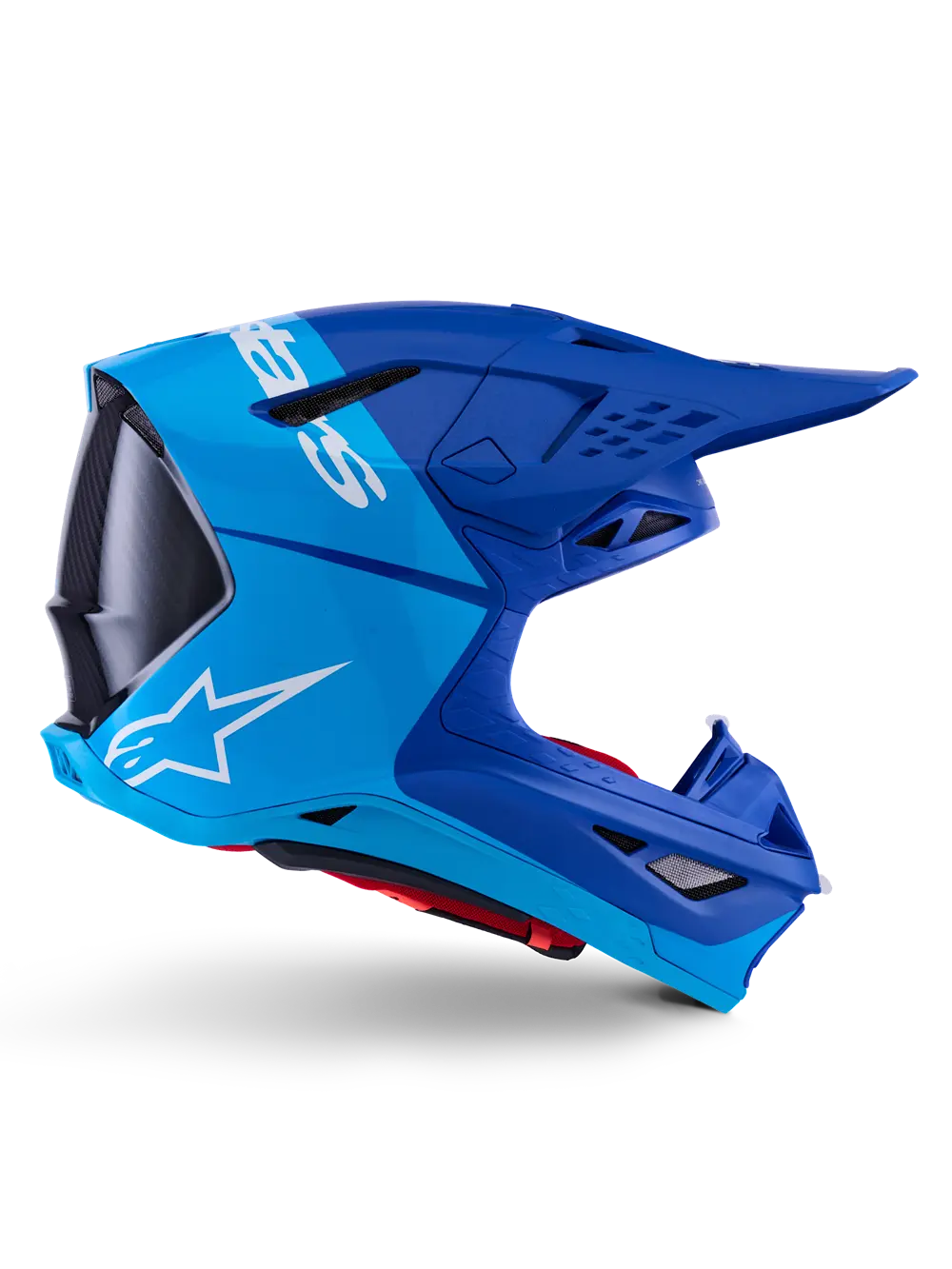 HELMET SM10 FLOOD MET BLUE/MED BLUE/BLACK CARBON