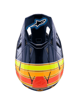 S-M10 TLD EDITION 25 ECE06 - DRK BLUE/ORG/YLW FLUO/RED