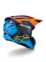 SM3 FRAY HELMET ECE06 - BLACK/ORANGE/YELLOW FL G