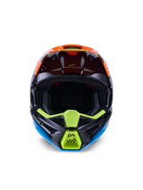 SM3 FRAY HELMET ECE06 - BLACK/ORANGE/YELLOW FL G