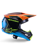 SM3 FRAY HELMET ECE06 - BLACK/ORANGE/YELLOW FL G