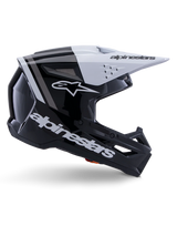 SM3 RADIUM HELMET ECE06 - BLACK/WHITE/GRAY