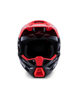 SM3 RADIUM HELMET ECE06 - Black/Red FLUO/WHITE