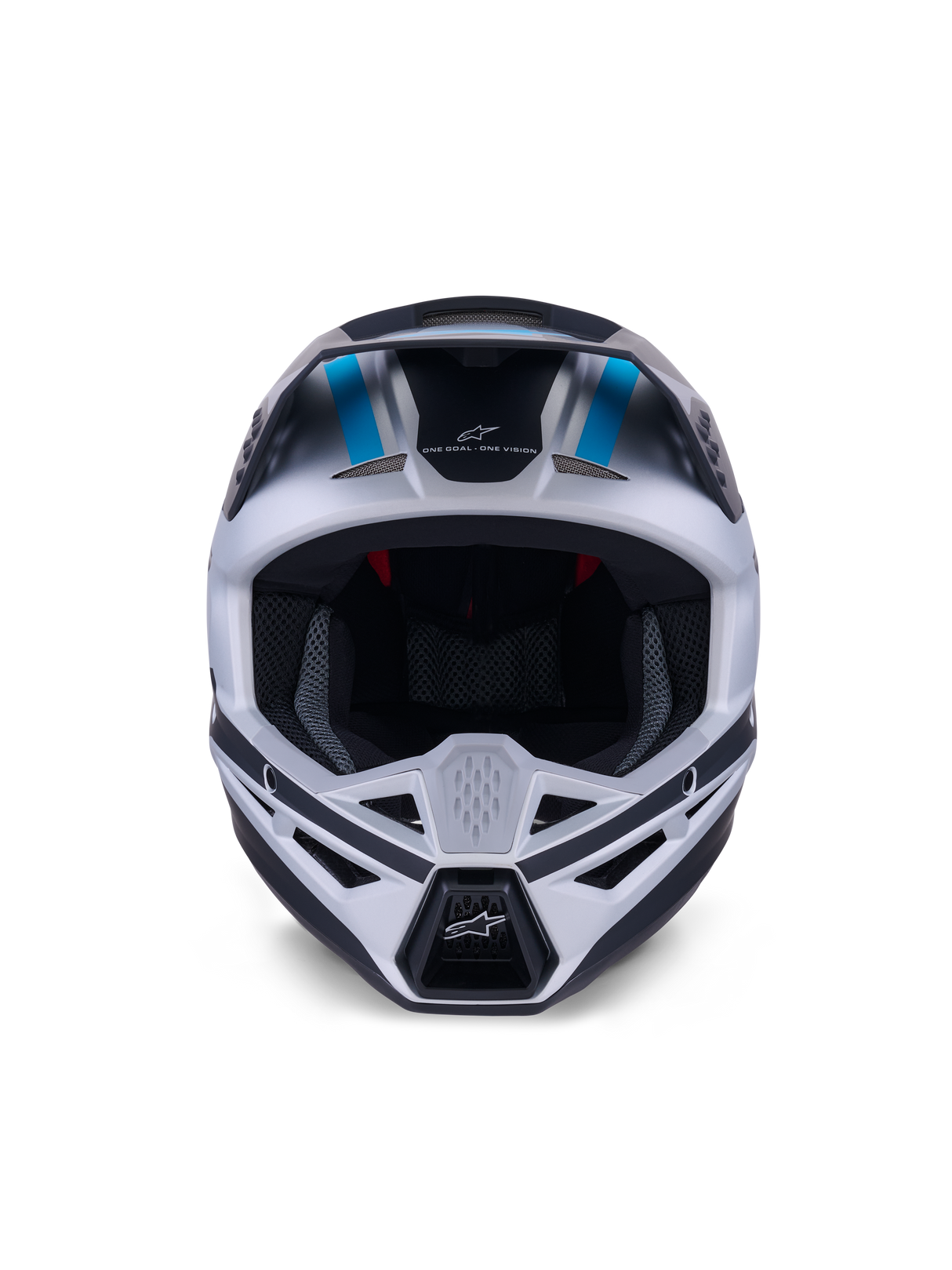 SM3 HEAT HELMET ECE06 - SILVER/BLUE/BLACK