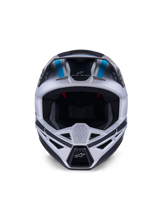 SM3 HEAT HELMET ECE06 - SILVER/BLUE/BLACK