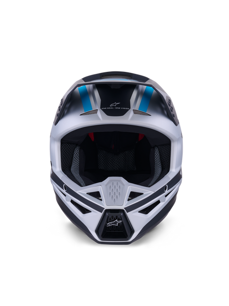 SM3 HEAT HELMET ECE06 - SILVER/BLUE/BLACK