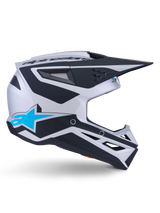 SM3 HEAT HELMET ECE06 - SILVER/BLUE/BLACK