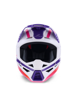 SM3 HEAT HELMET ECE06 - WHITE/PURPLE/PINK
