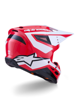 SM3 HEAT HELMET ECE06 - RED/WHITE/BLACK