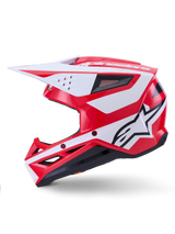 SM3 HEAT HELMET ECE06 - RED/WHITE/BLACK