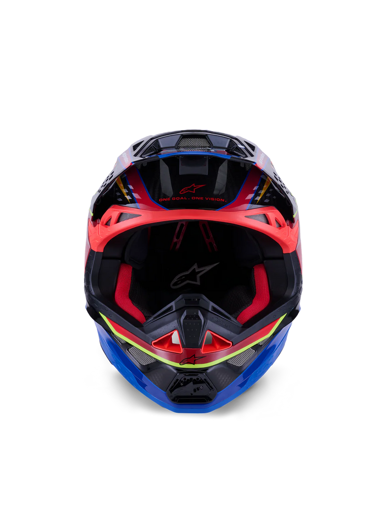 SUPERTECH S-M10 ERA HELMET ECE 22.06 - BLUE/RED/YELLOW FLUO