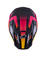 SM7 RISE HELMET ECE06 - BLACK/YELLOW/PINK