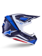 SM7 RISE HELMET ECE06 - BLUE/WHITE