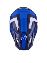 SM7 RISE HELMET ECE06 - BLUE/WHITE
