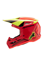 SM3 YOUTH FRAY HELMET ECE06 - RED/YELLOW FLUO/BLACK