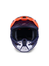 SM7 CORE HELMET ECE06 - ORANGE/BLUE/