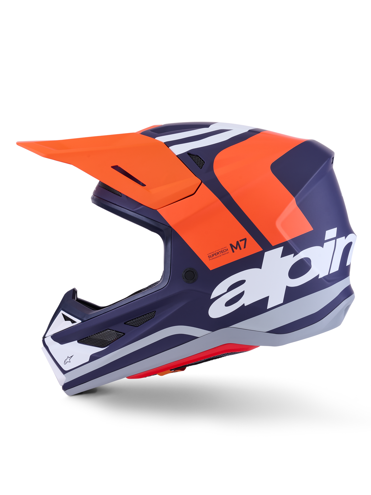 SM7 CORE HELMET ECE06 - ORANGE/BLUE/