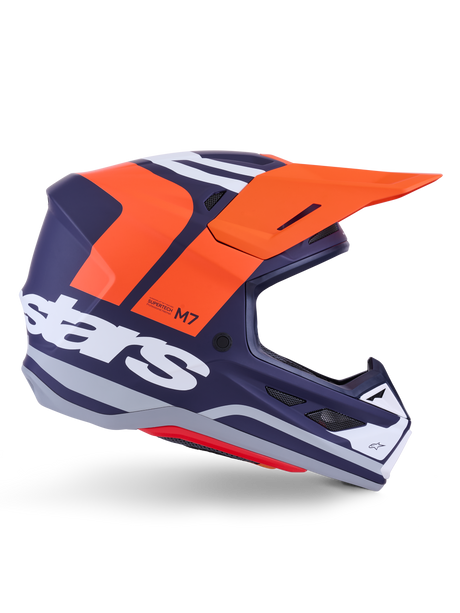 SM7 CORE HELMET ECE06 - ORANGE/BLUE/
