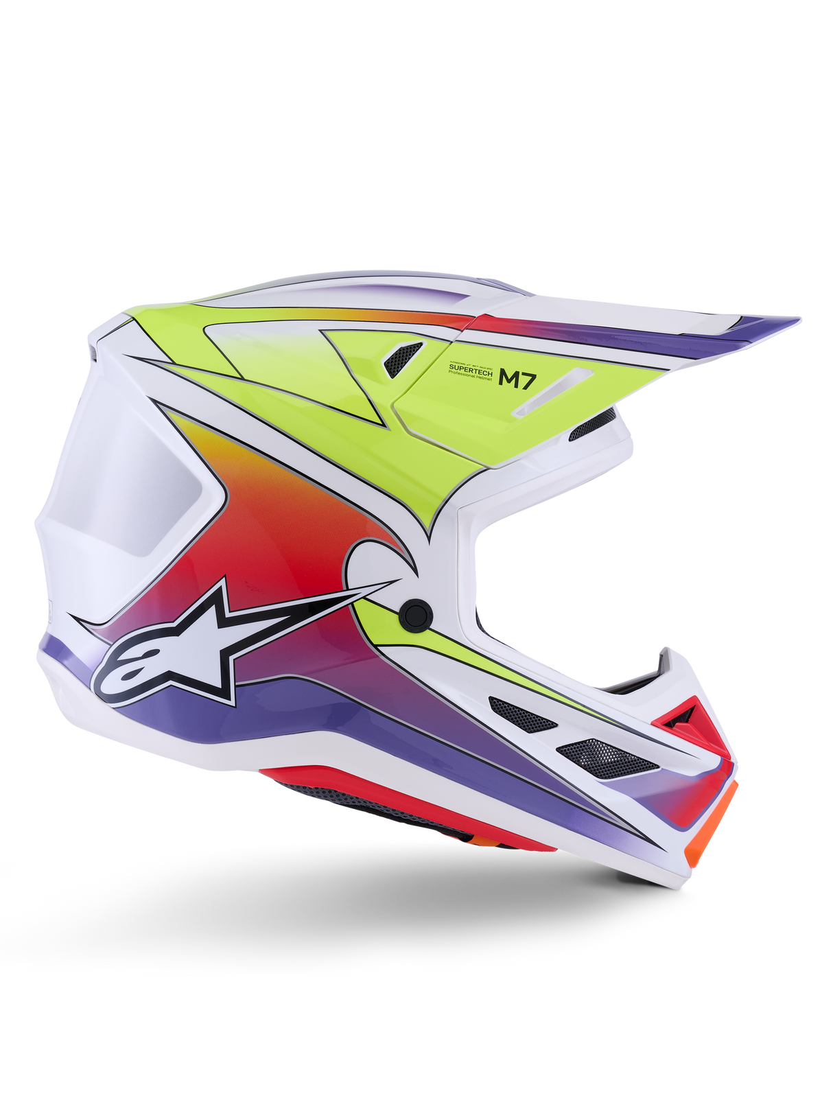 SM7 FUSE HELMET ECE06 - WH/YELLOW FLUO/PURPLE