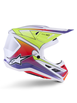 SM7 FUSE HELMET ECE06 - WH/YELLOW FLUO/PURPLE