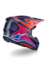 SM7 FUSE HELMET ECE06 - BLUE/PURPLE/PINK