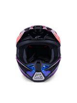 SM7 FUSE HELMET ECE06 - BLUE/PURPLE/PINK
