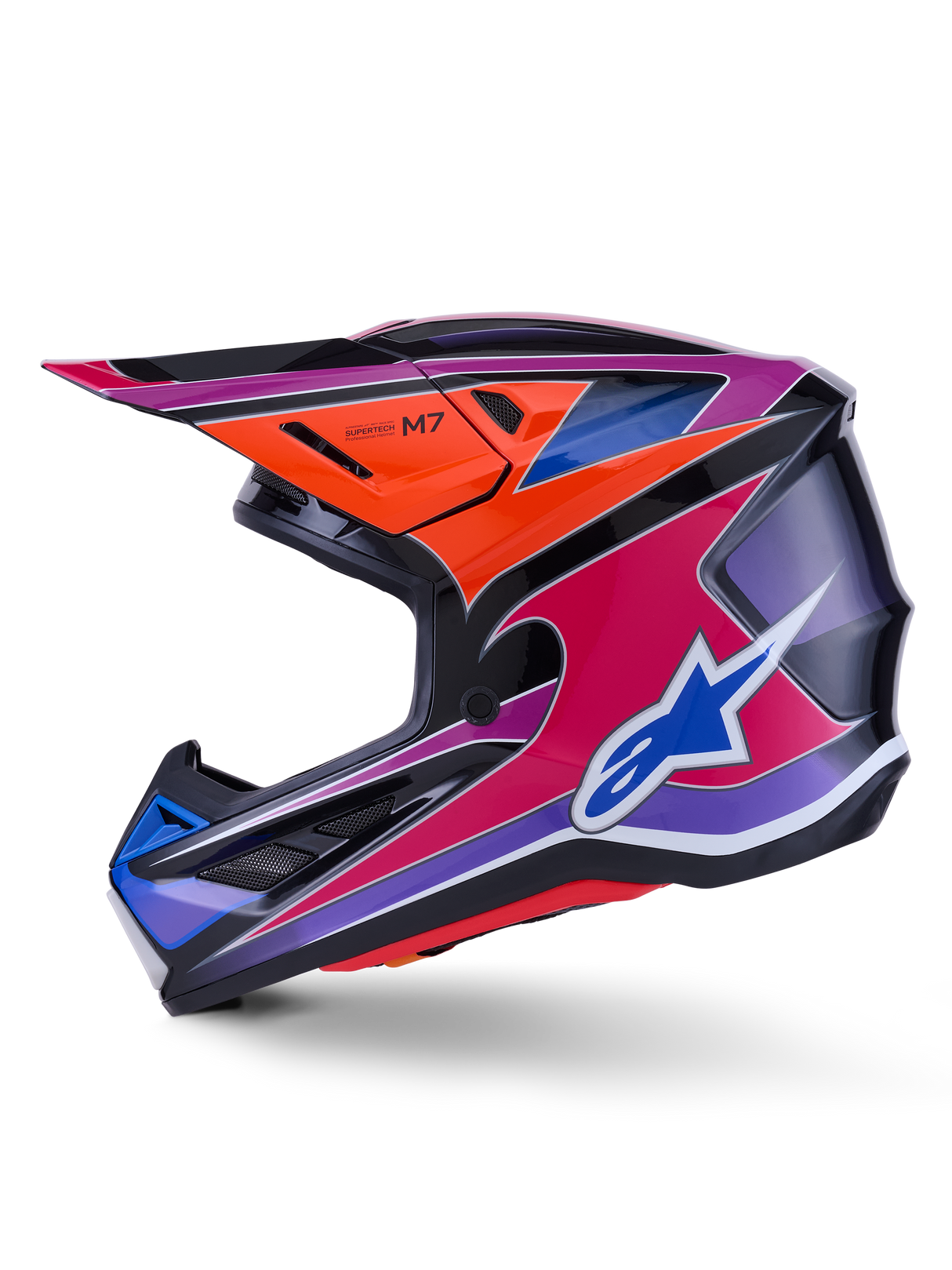 SM7 FUSE HELMET ECE06 - BLUE/PURPLE/PINK