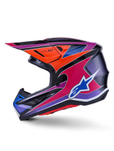 SM7 FUSE HELMET ECE06 - BLUE/PURPLE/PINK