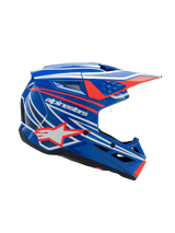 SM3 YOUTH WURX HELMET ECE06 - BLUE/RED/WHITE/BLACK GL