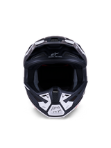 SM7 DASHER HELMET ECE06 - BLACK/WHITE/