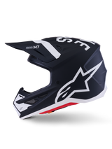 SM7 DASHER HELMET ECE06 - BLACK/WHITE/
