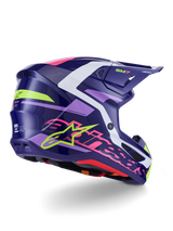 SM7 DEED HELMET ECE06 - PURPLE/PINK