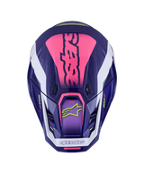 SM7 DEED HELMET ECE06 - PURPLE/PINK