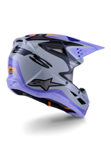 JETTSON SM3 YOUTH HELMET ECE06 - GRAY PURPLE/BLACK