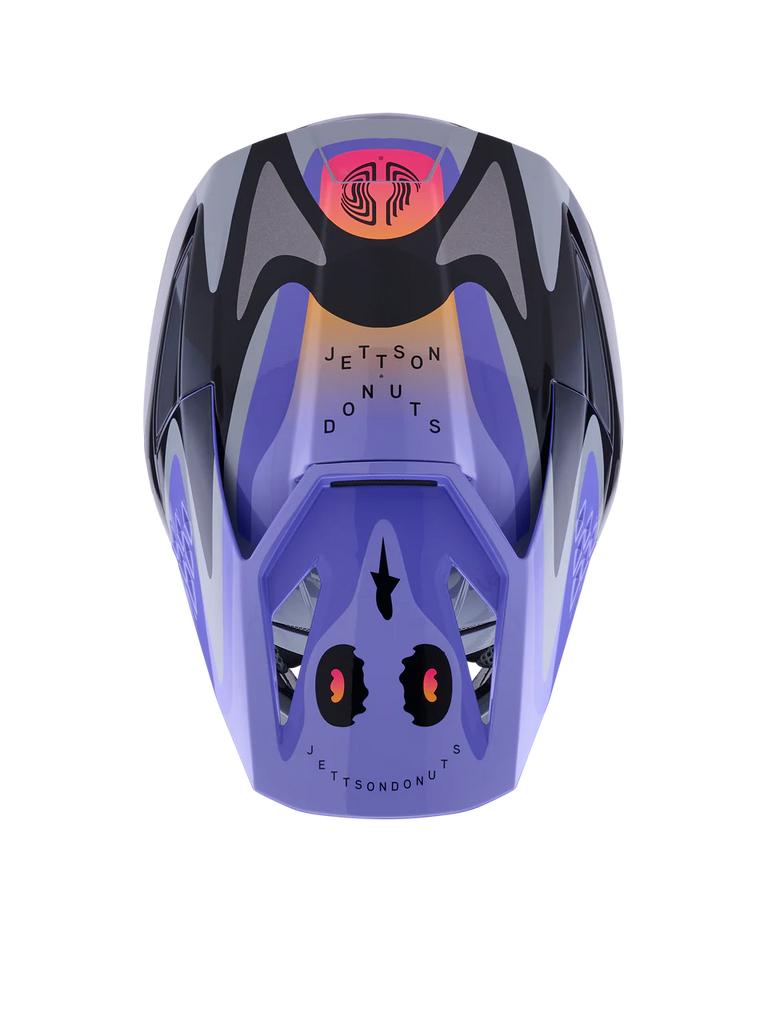 JETTSON SM3 YOUTH HELMET ECE06 - GRAY PURPLE/BLACK