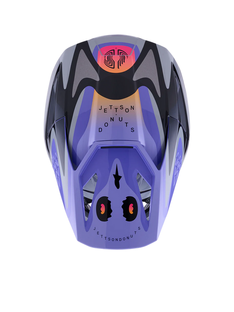 JETTSON SM3 YOUTH HELMET ECE06 - GRAY PURPLE/BLACK