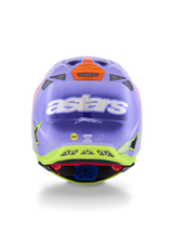 S-M10 JETT LAWRENCE R01 HELMET ECE06 - PURPLE/PINK FL/YELLOW FLUO GLS
