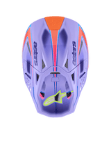 S-M10 JETT LAWRENCE R01 HELMET ECE06 - PURPLE/PINK FL/YELLOW FLUO GLS