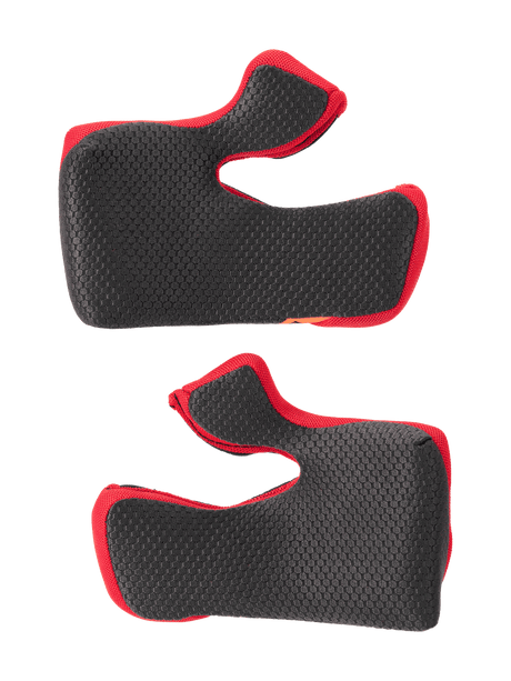 CHEECK PAD SET S-M10 22.06 "+5MM"" - BLACK Alpinestars motocross kit