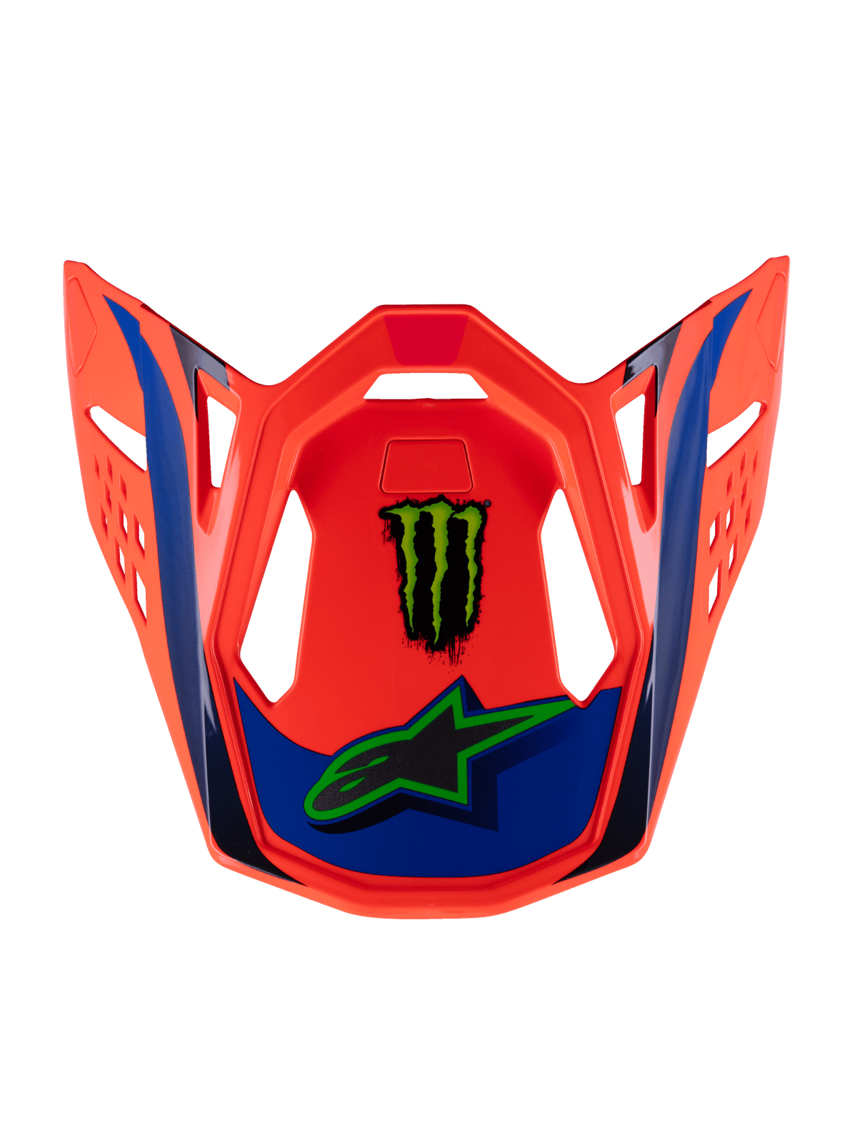 S-M10 DEEGAN VISOR ECE06 - ORANGE FL/PURPLE/PINK FLUO GL Alpinestars motocross kit