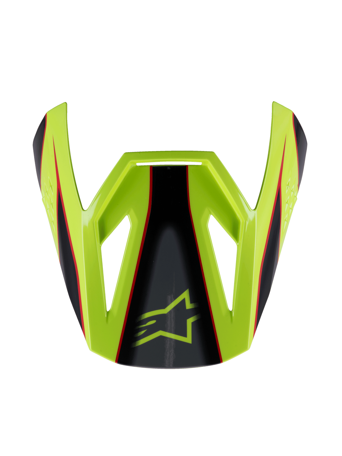 SM3 YOUTH FRAY VISOR ECE06 - RED/YELLOW FLUO/BLACK Alpinestars motocross kit
