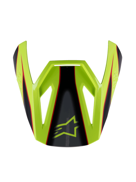 SM3 YOUTH FRAY VISOR ECE06 - RED/YELLOW FLUO/BLACK Alpinestars motocross kit