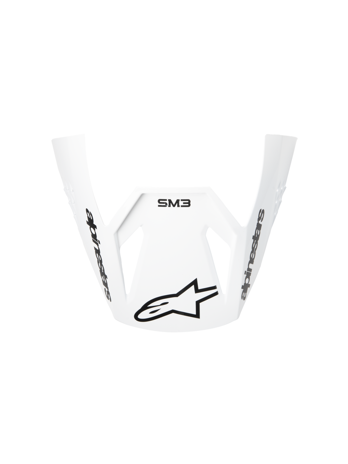 SM3 RADIUM VISOR ECE06 - BLACK/WHITE/GRAY Alpinestars motocross kit